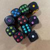 Acrylic 16mm Dices Colorful 6 Sided Dices Cubes with Dots Playings Square Block
