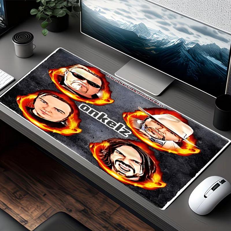 Bohse Onkelz Print Mouse Pad, for Keyboard Pad Laptop PC Mat for Office Home Use, Desk Decor, Perfect Birthday Gift for Gamers