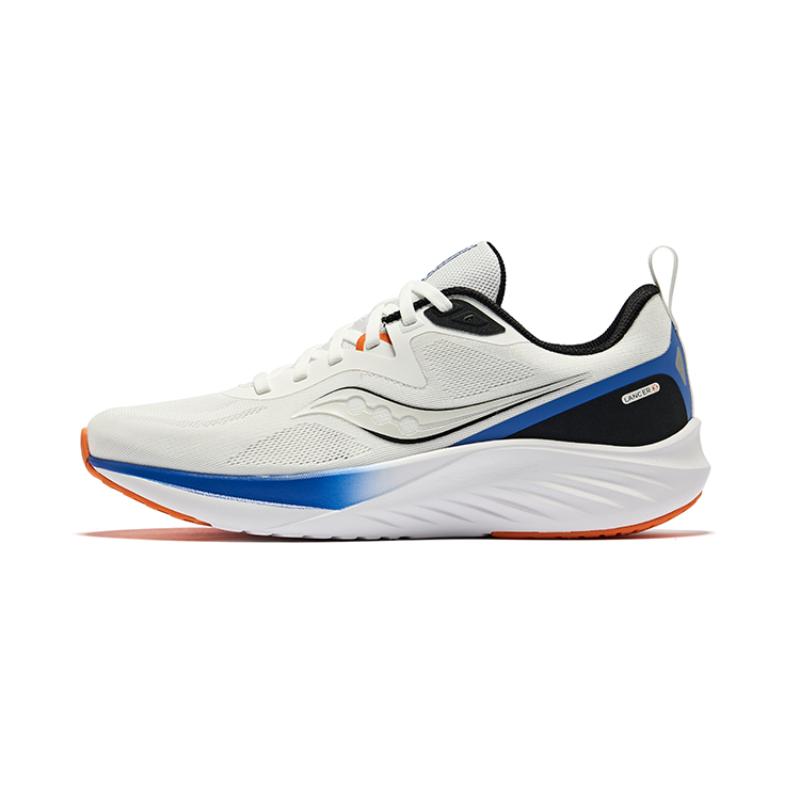 

Saucony LANCER Gun Rider 3 Low Top Running Shoes Men s White Black Blue Saucony S28226-1 42.5
