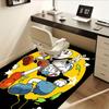1pc Cuphead",Mugman",Art" Office Carpet Soft Polyester Non Slip Machine Washable Indoor Carpet Livin