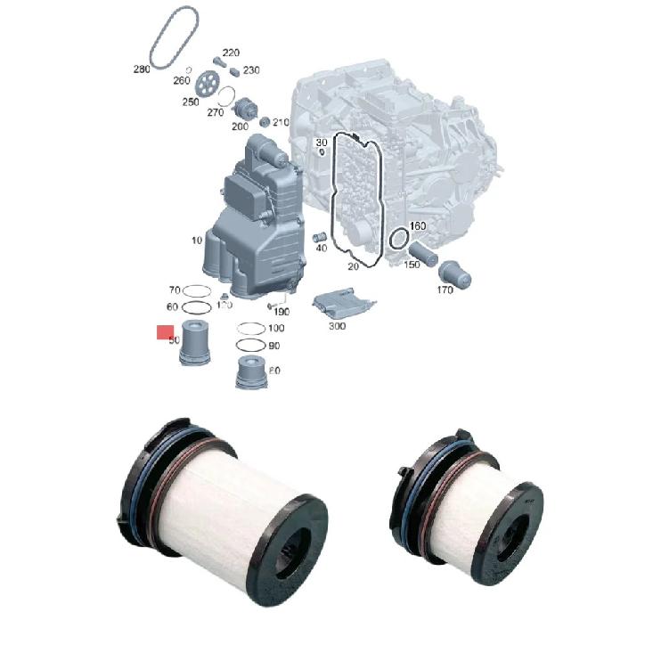 724.1 Auto Transmission Oil Filter A2473701605 A2473701705 For Mercedes-Benz W177 W247 H247 A B CLA GLA GLB 160 180d 200 220 250