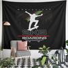 Worldclass SK8 Boarding Skate Tapestry Wall Hanging Street Style Action Sport Decor for Bedroom Dorm Room Man Cave Gift