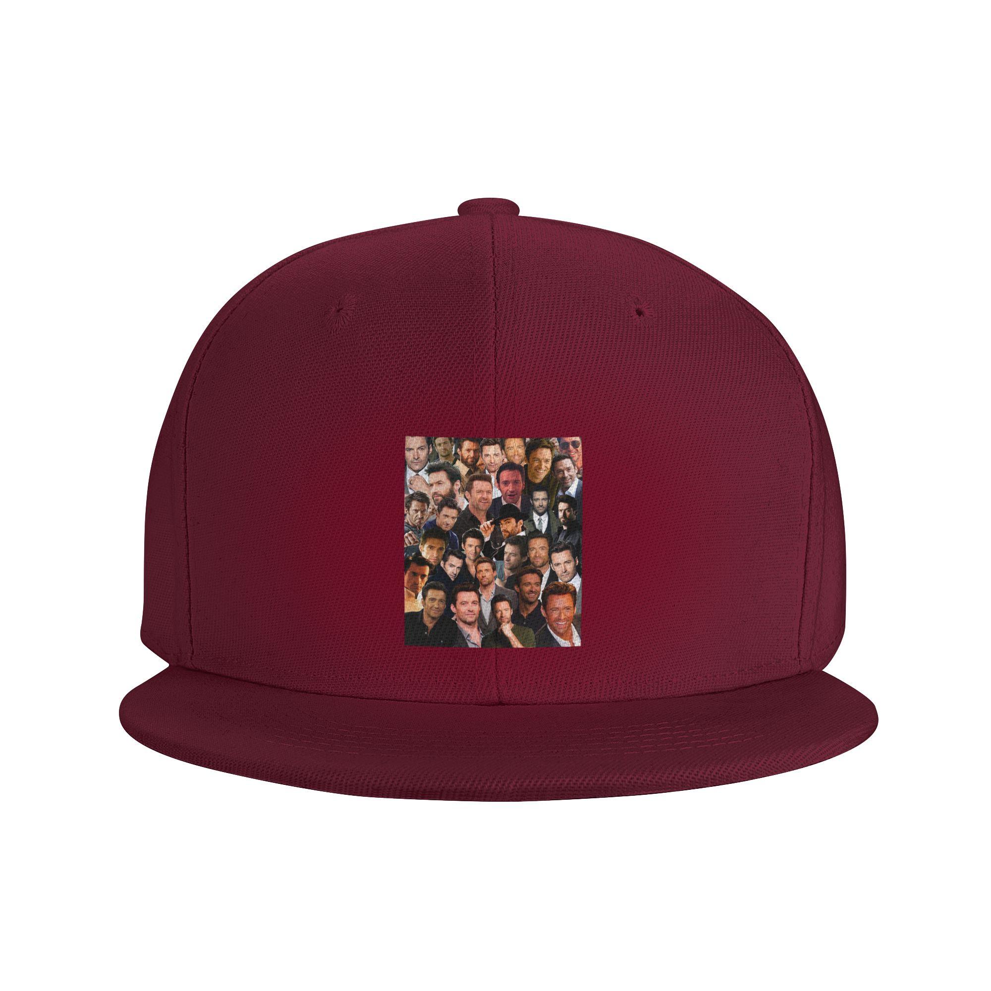 

Hugh JackUnisex Photo Collage Baseball Caps Snapback Fashion Baseball Hats Breathable Casual Casquette Outdoor for Unisex One Size