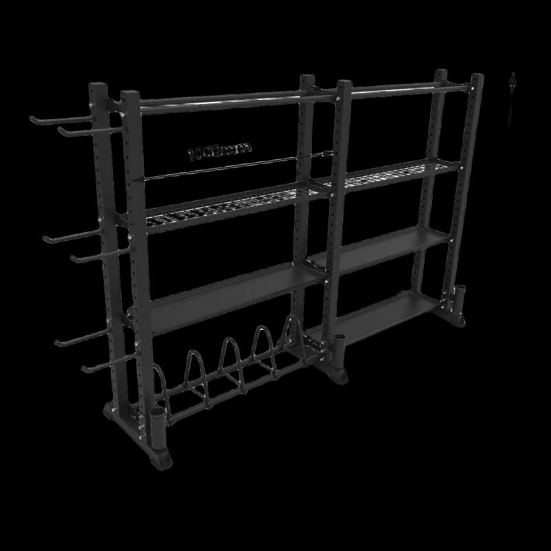 WEZHO Multifunctional Gym Storage Rack