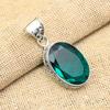 Dazzling Indicolite Gemstone Handmade 925 Solid Sterling Silver Pendant Jewelry For Her