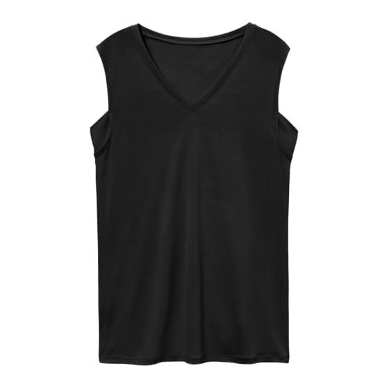[TENTIAL] Smooth Dry Inner Sleeveless (V-Neck) with Sweat Absorbing Pad Inner Plain Underwear Underwear Men s Underwear Men s Sweat Reduction