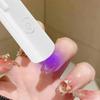 Mini lampa na nehty Přenosná USB dobíjecí Sušení gel laku Vytvrzování UV LED světlo na nehty Manikúrní sušička Domácí nehtový salon Nástroje pro nail art