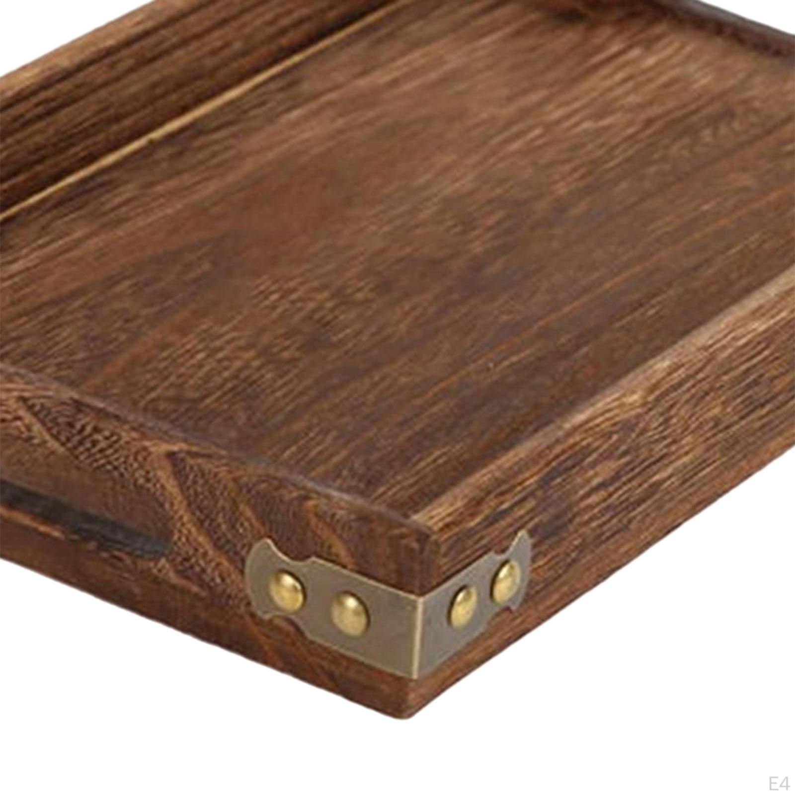 Коллекция деревянных сервировочных подносов для изысканного обеда 36x24x4cm — фото 6