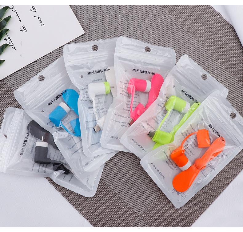 Creative Mini Handheld USB Fan for Android, Type-C, and Apple Devices