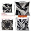 2D Modern Abstract Pattern Digital Print Pillowcases Pattern Cushion Cover Suitable For Sofa Bedroom Car Pillow Cover
