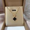 **Lively Women's Necklace: Titanium Steel & Gold-Plated Copper Clavicle Chain**