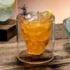 Hi Coffee Mug Double Crystal Skull Head Glass Cup Whisky Wine Vodka Bar Club Pivo Sklenice na víno