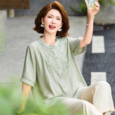 Pasete Chinese Embroidered Summer Blouse