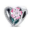 Copper Cherry Blossom Series Flowers Fit Original Women'S Bracelet Diy Making Fine Jewelry Gifts