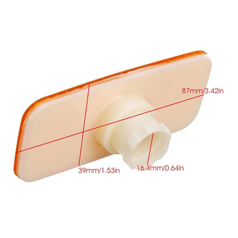 Side Marker Light Lamp Reflector Lens Cover Fit For Ford Transit MK6 MK7