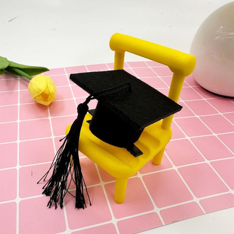 Felts Graduation Cap For Commencement Ceremony Party Photo Props And Costume Accessories Headwear for Degreeholders