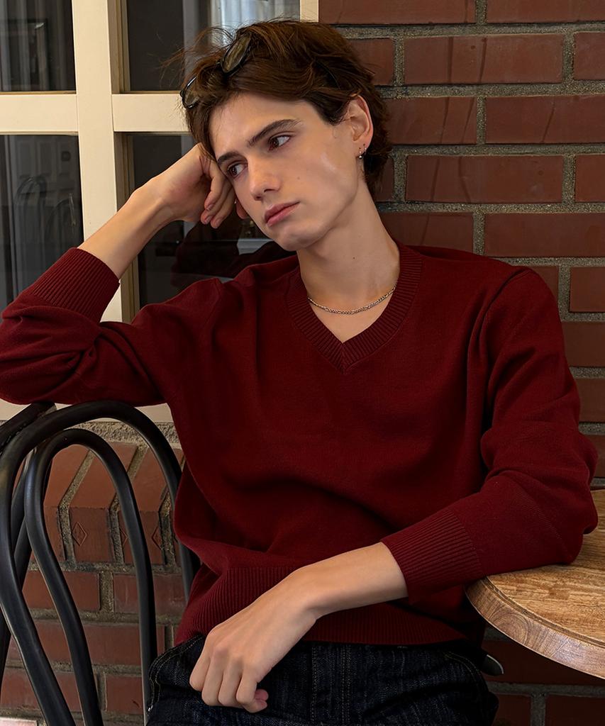 OWSA Essential Soft Long Sleeve Knit - V-Neck (Type A)