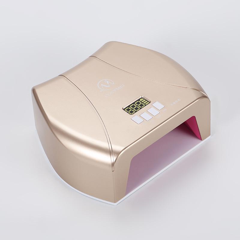 Portable LED Blue Smart Induction Manicure Lamp with Quick-Dry Gel Curing & Four-Speed Timer