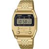 CASIO Digital Wristwatch Vintage Series Reissue Design A1100G-5 Unisex Gold Overseas Model