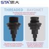 Micro USB 2.0 Plastic IP67 Waterproof Connector Panel Mount Male to Female Socket Extension Electrical Data Cable Threaded Plug