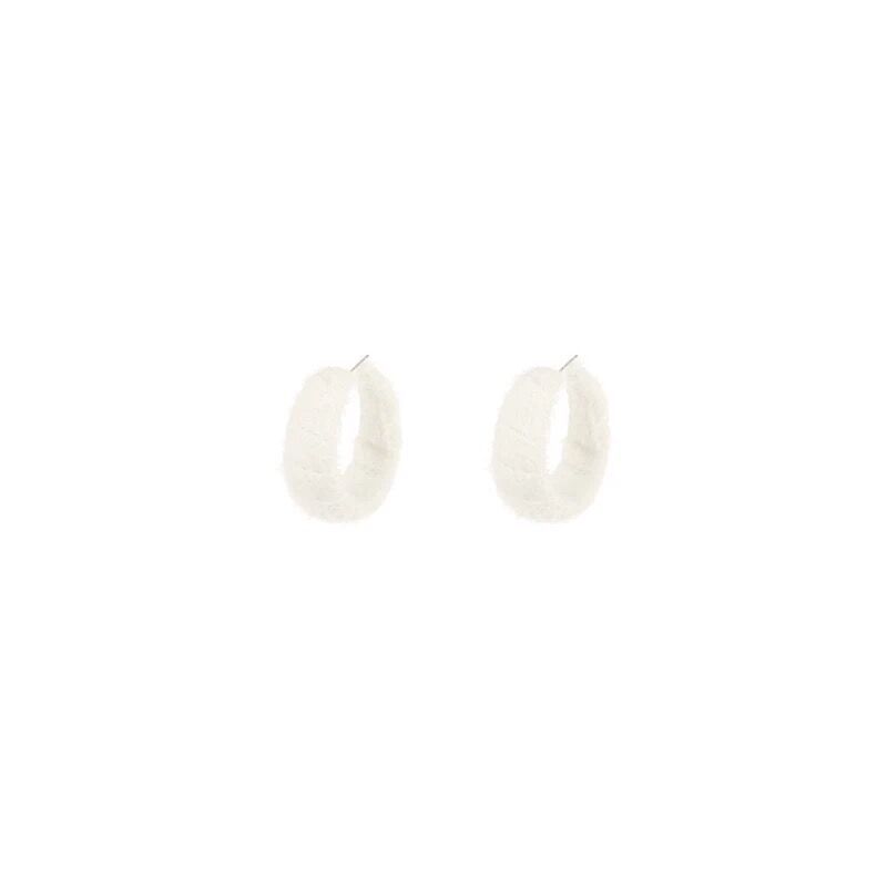Plush Earrings, Annual Trend, Niche Design Earrings, Women'S High-End Temperament, Unique Earrings, Studs.