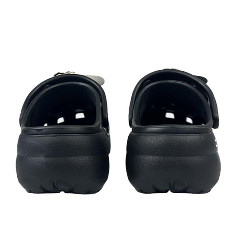 Crocs Classic Platform Clog BNK Black Pink Sweetheart Retro Beach Sweet Cool Cloud Clog Women's Black Pink