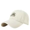 Vintage Embroidered Baseball Cap Women'S Autumn Outdoor Fishing Sunscreen Hat Trend Embroidered Soft Top Hat