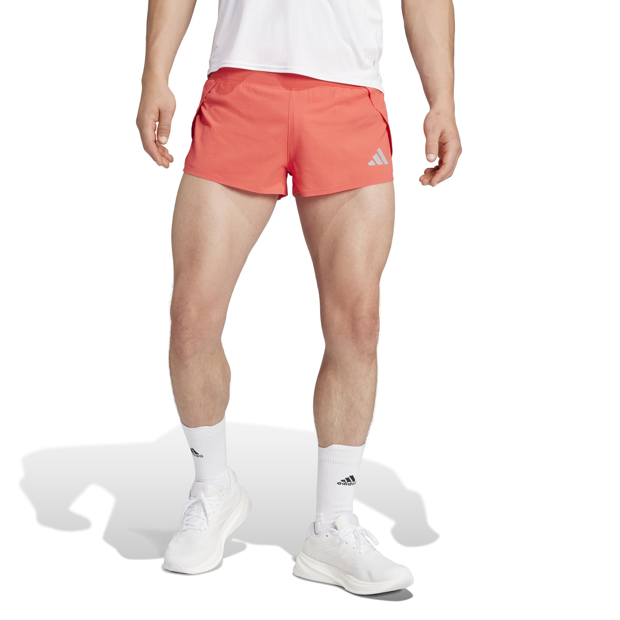 

Мужские беговые шорты Adidas Adizero HE ST, KUK25, полубесшумный красный (JN6594), Размер M (3 дюйма)