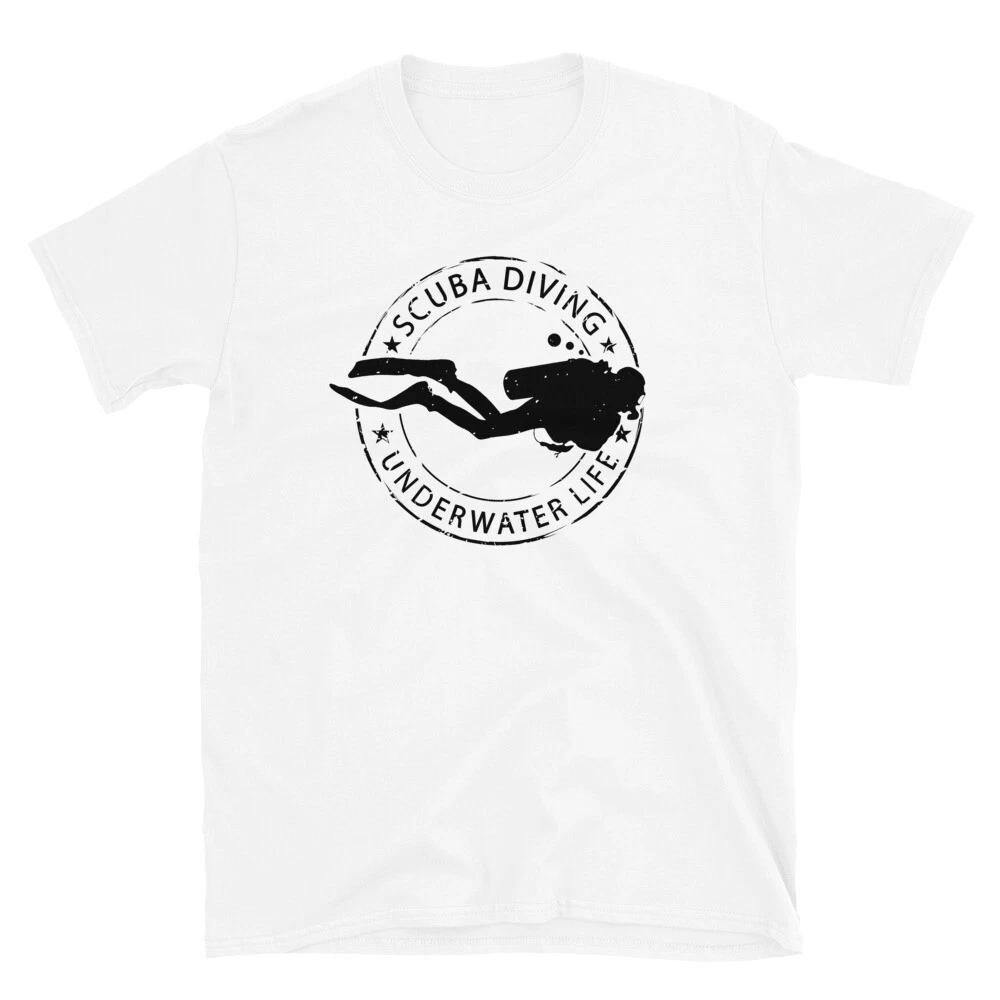 Scuba Diving T-Shirt Diver Dive Diving Equipment Unisex Tee M