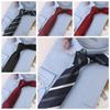 Adjustable Jacquard Floral Tie Soft Striped Knitted Tie  Suit Accessories