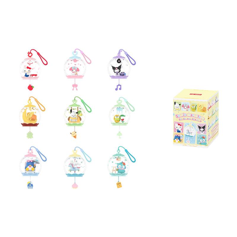 POP MART Tendas de Bolha Sonho Doce Sanrio Caixas Misteriosas Familiares Caixa Misteriosa Única/Caixa Completa 9 Peças PPMT-2511-0008
