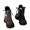 Thick Soled Short Boots for Women  New Autumn and Winter Round Toe Single Boots with Plush and Thickened Short Boots