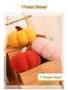 Cute Irregular Pumpkin Pillow: Plush Halloween Decoration for Sofa, Bedroom, or Bay Window
