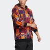Adidas CNY Allover Print Hoodie Shadow Red Men Streetwear HI3286