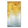 AHPAINTING Pictură pe pânză Artă de perete Nordic Frunze de aur Copaci Poster Cuadros Poza de perete pentru Living Room Decor fără cadru