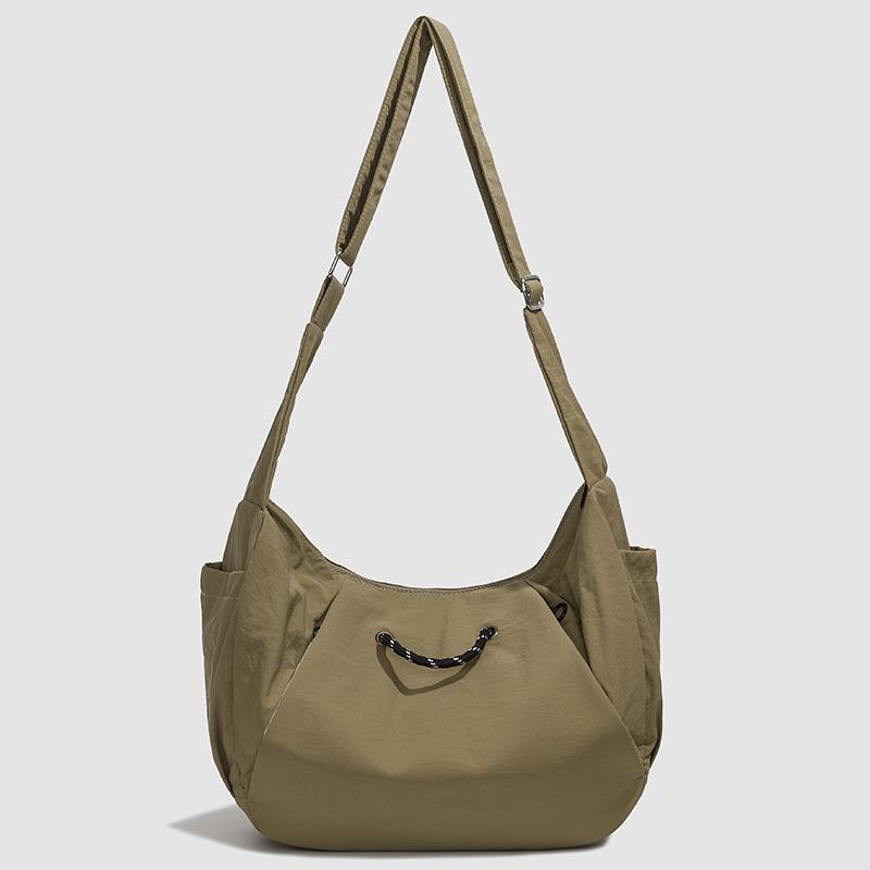 

Lightweight dumpling bag men s and women s new casual versatile work commuter messenger bag travel shoulder bag кофейный