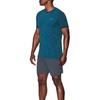 Under Armour Logo Casual Sports Crew Neck T-Shirt Men Tops Blue 1289596-953