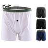 Pánské boxerské spodní prádlo Pružný pás vpředu ve střední části Dekor U-konvexní Šortky Kalhotky Pohodlné oblečení na spaní Denní nošení
