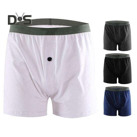 Pánské boxerské spodní prádlo Pružný pás vpředu ve střední části Dekor U-konvexní Šortky Kalhotky Pohodlné oblečení na spaní Denní nošení