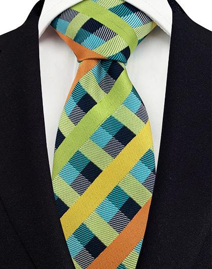 8 cm Tie Men Gravatas Plaid Checks Neckties Stripes Novelty Design Wedding Party Neck Ties Mens Shirt Accessories Gravatas