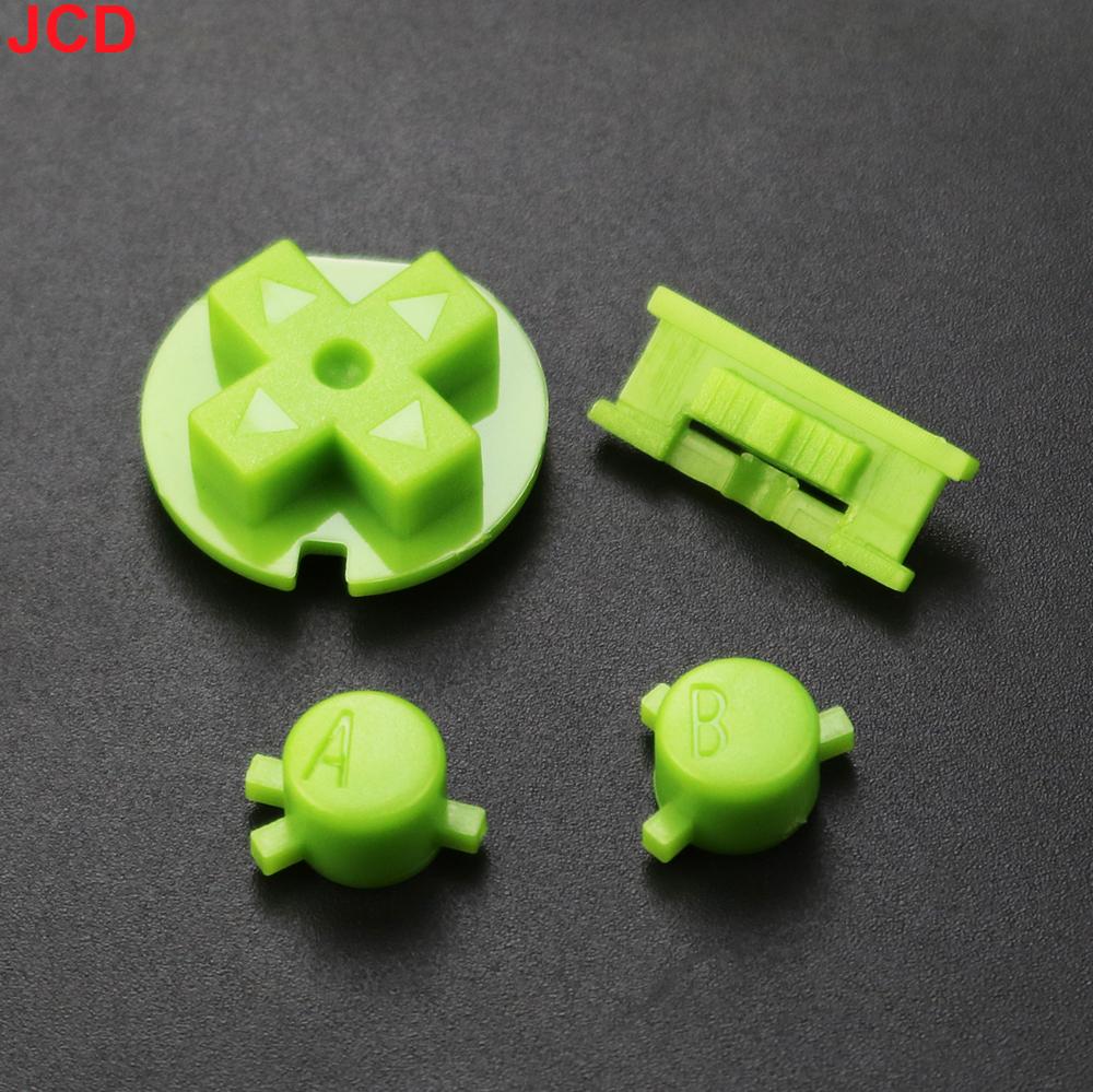 JCD 1 Set Suitable For Game boy color Button Shell For GBC Color Buttons GBC Game replacement Button Kit DIY Color
