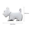 LEDMOMO Car Stickers Set of 2 3D Metal Dog Car