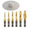 Yunbei Titanium-Plated High-Speed Steel Hex Shank Spiral Tap Drill