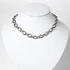 [Produced by Yumi Katsura] Pearl Chain Necklace, Large Pearls (7mm, 8mm, 9mm, 10mm), ShortLong Length, for Women, Suitable for Formal Occasions (Grey)