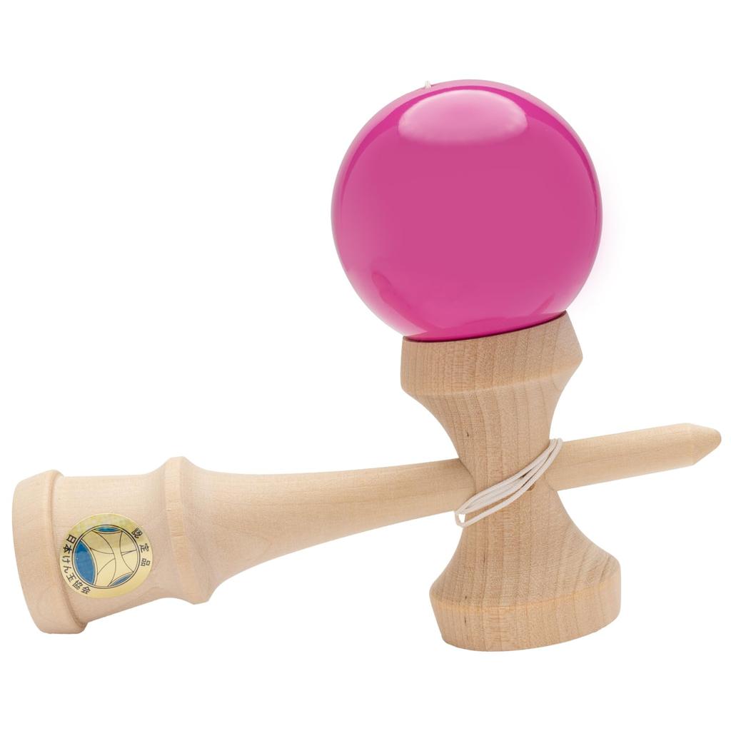 Kendama Master Takumi 16-2 Competition Kendama (Pink) Certified by the Japan Kendama Association, Wooden