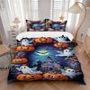 3pcs Halloween, Ghosts Duvet Cover Set, Cover For Bedroom Guest Room (1 Duvet Cover + 2 Pillowcase, Without Quilt),  Yy250922189