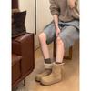 Retro Versatile Fashionable Suede Snow Boots Women's Thick-soled Round Head Casual Soft-soled Velvet Cotton Boots