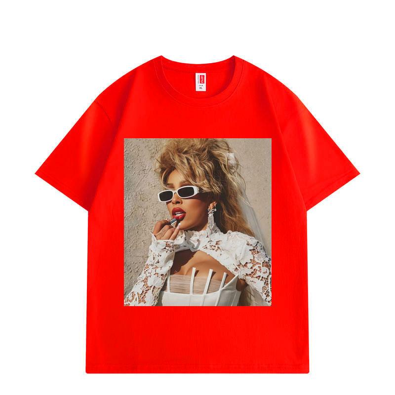 T-shirt Grafiche Rapper Doja Cat Uomo Donna Abbigliamento Moda Estetica Manica Corta T-shirt Estiva Casual Maglietta in Cotone