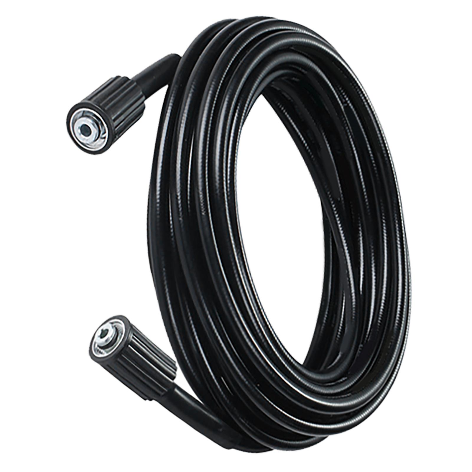 

Шланг для мойки высокого давления M22 14 мм 5800 фунтов на квадратный дюйм взрывобезопасный для дома сада мойки автомобиля силовые части аксессуары 8 метров