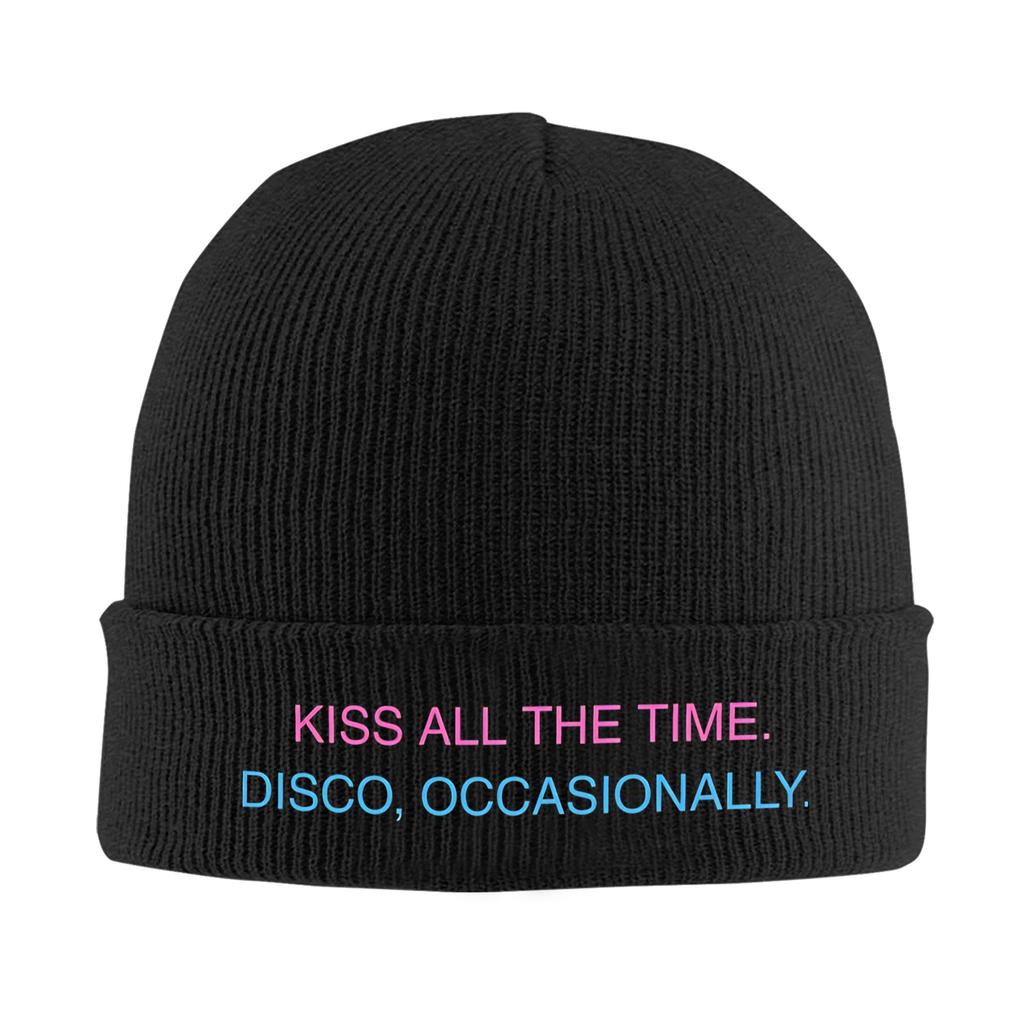 Kiss All The Time Disco Harrys Knitted Hat Beanie Autumn Winter Hat Warm Acrylic  Hip-hop Styles Caps Unisex Women Gifts,